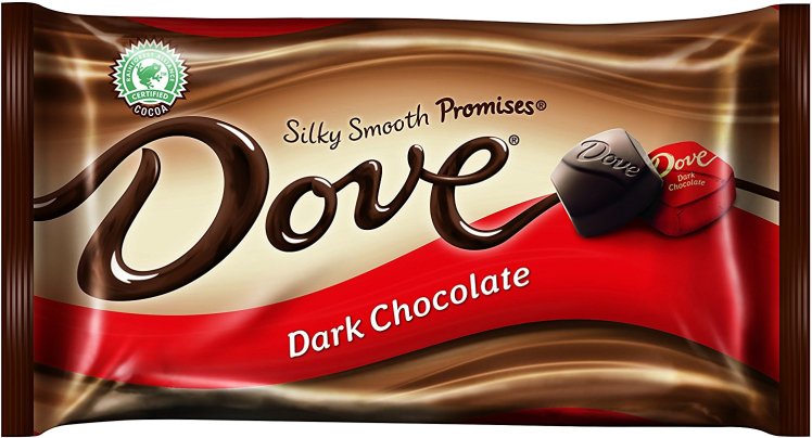 Dove Dark Chocolate.