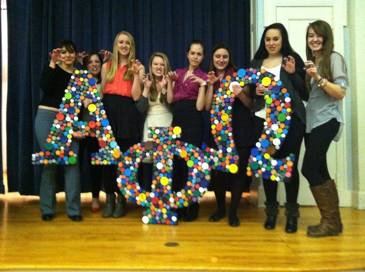 Alpha Phi Omega Initiation 2015.